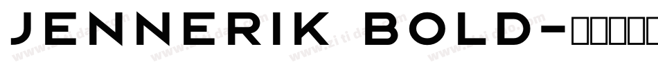 Jennerik Bold字体转换
